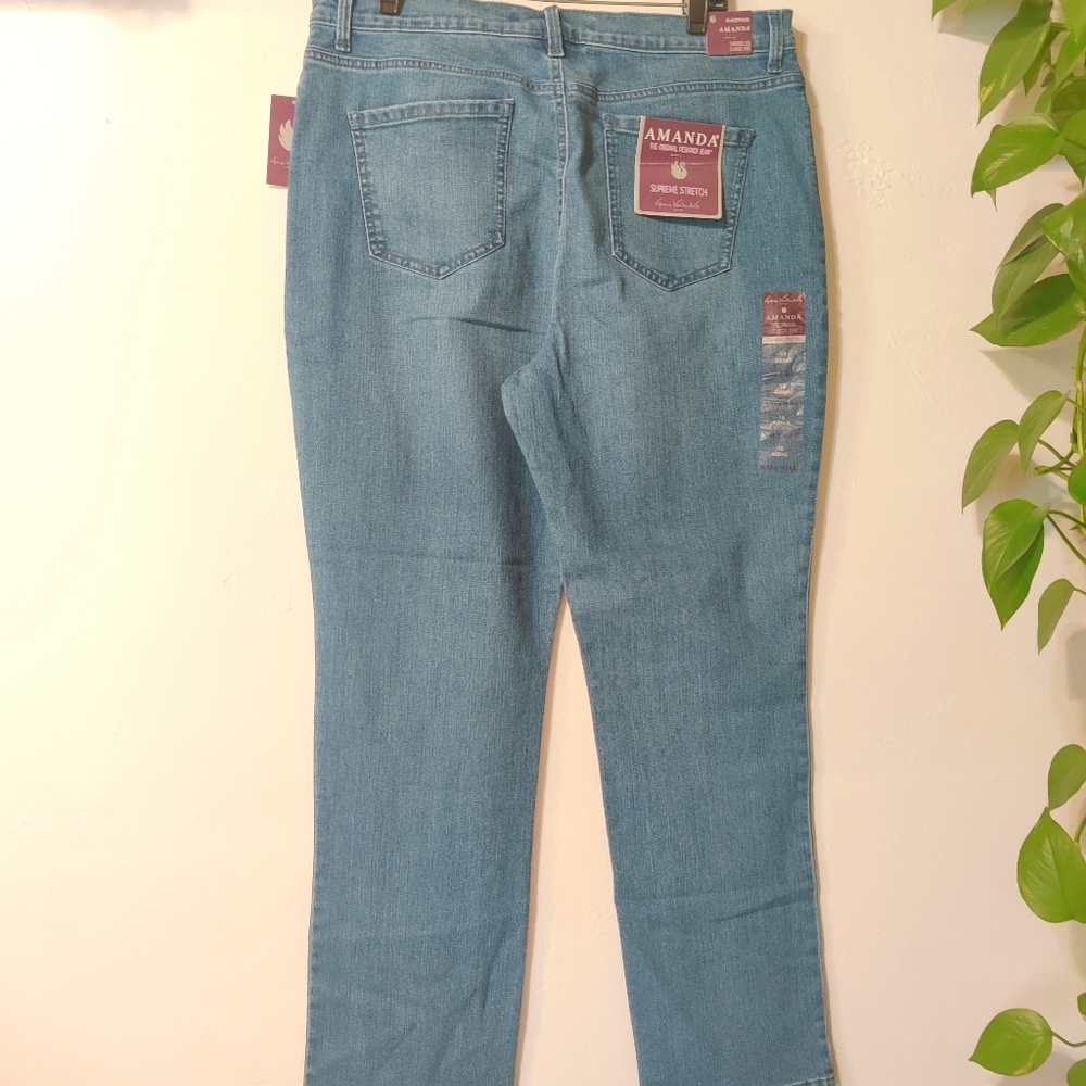 Gloria Vanderbilt Amanda Jeans 18 New